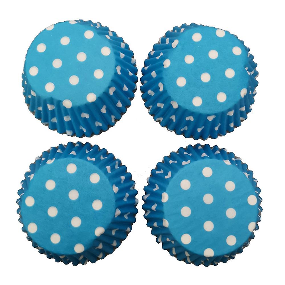 100Pcs Mini Dot Printing Cupcake Liners Muffin Paper Cups Oil Proof Baking Cups