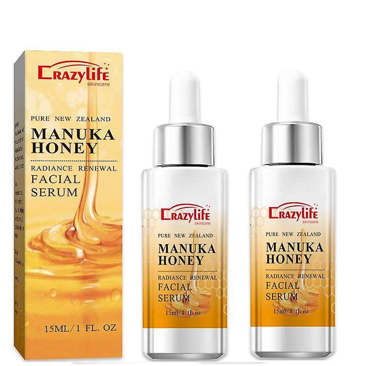 Veleno d'api e siero al miele di Manuka, siero al miele di manuka con veleno d'api, siero viso antietà al miele di manuka, idratante anti-wr 2 Pcs