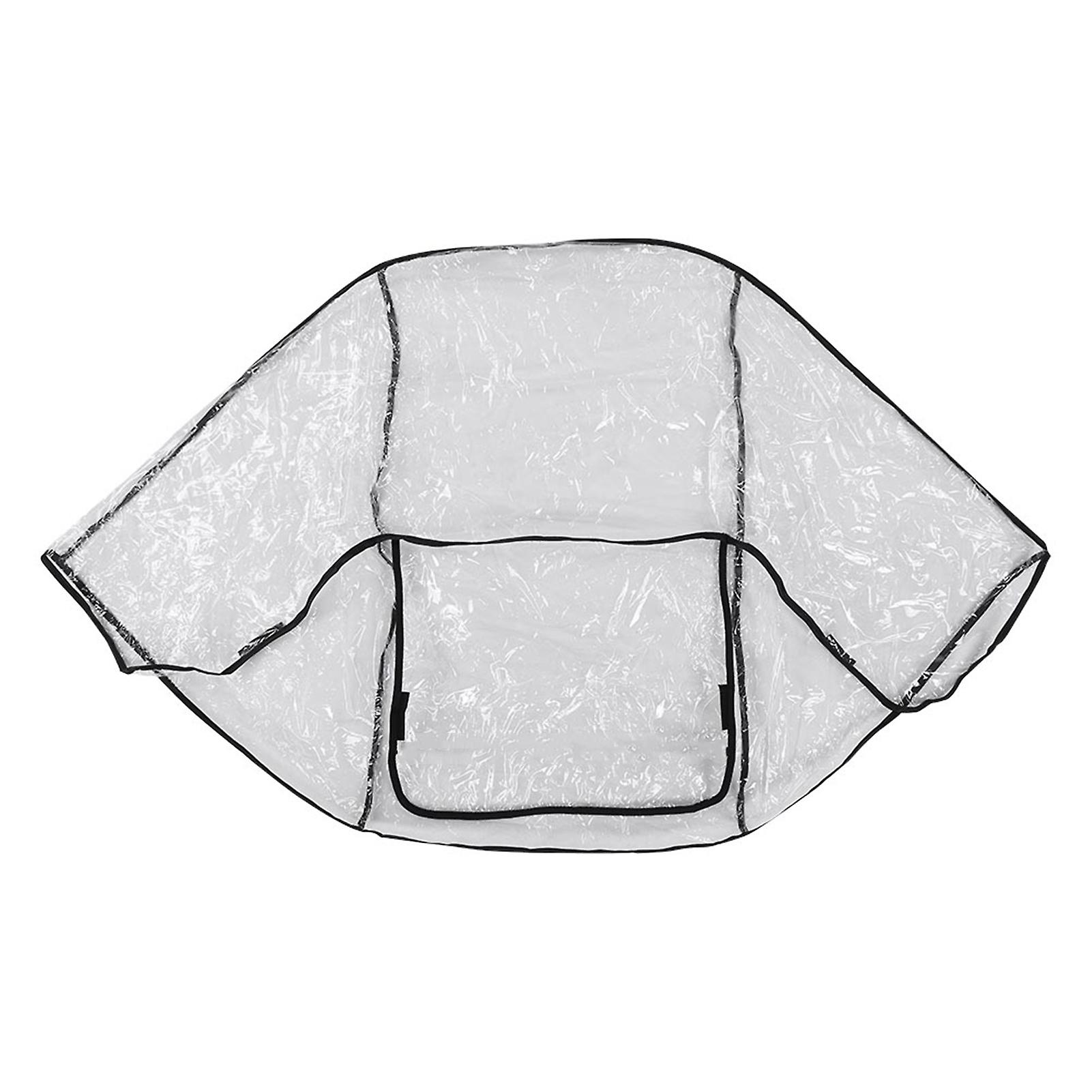 Transparent rain cover for stroller, windproof and waterproof