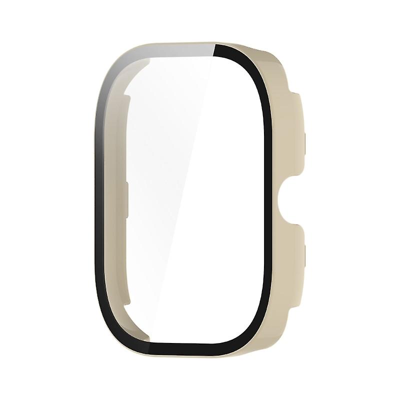 Dustproof Bumper Guard Screen Protector for Watch 4 Housing Tempered Film+Shell