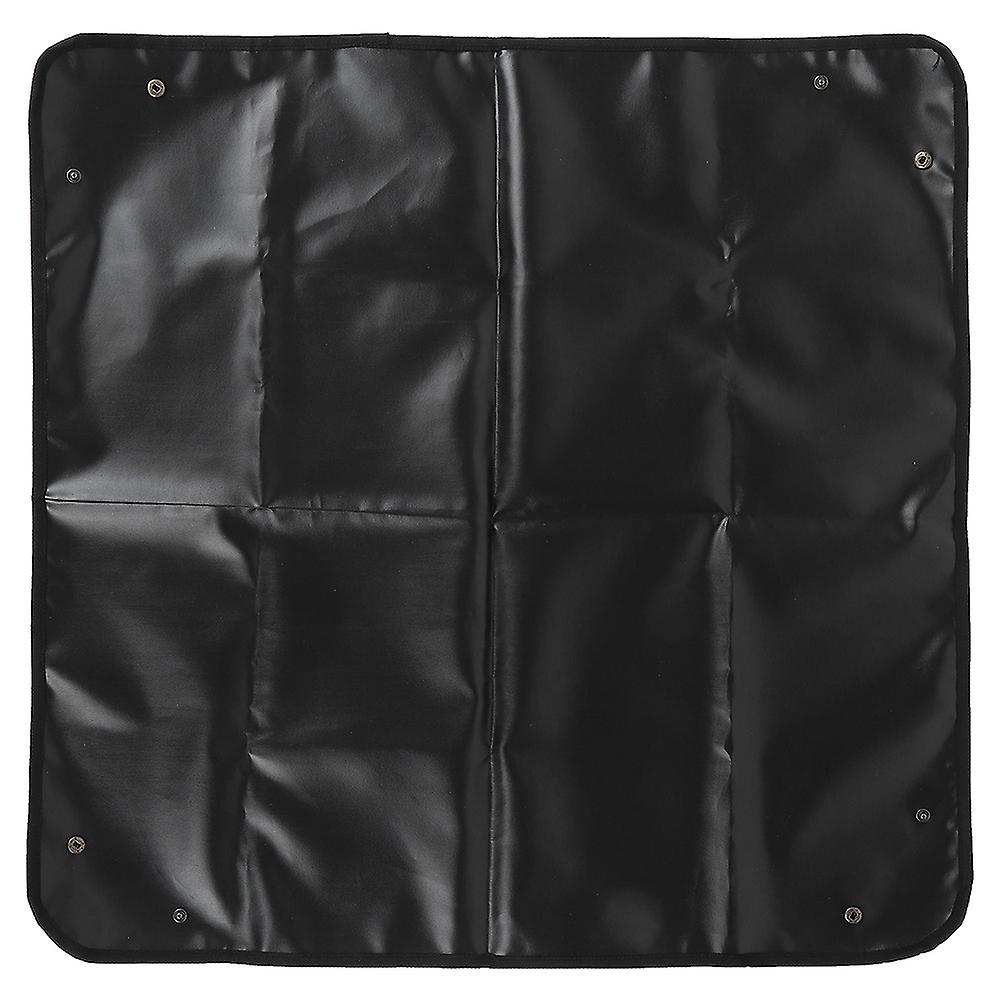 Garden Plant Seedling Repotting Tray for Indoor Flower Transplanting Operating Tidy Potting MatBlack