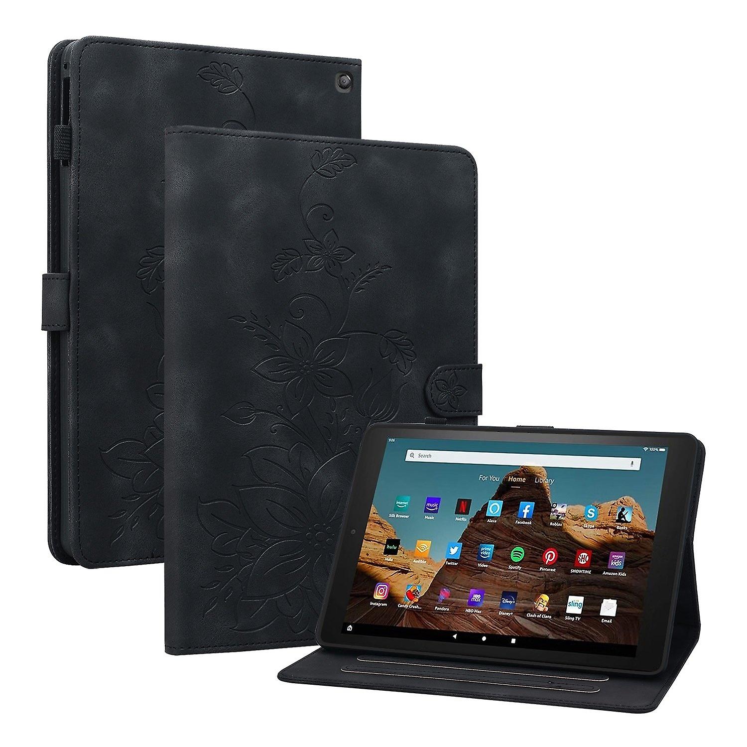 Embossed Leather Case For Amazon Fire HD10 2023