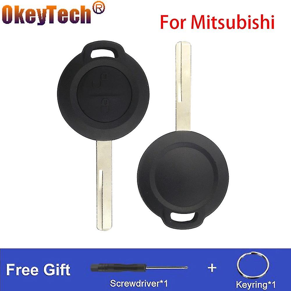 For Mitsubishi Colt Warior Carisma Spacestar Car Key Shell  2 Button Car Key Cover Case Fob With Unc