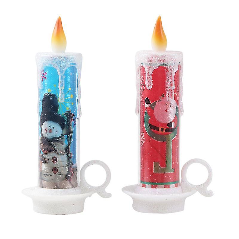 2pcs Christmas Led Candle Light