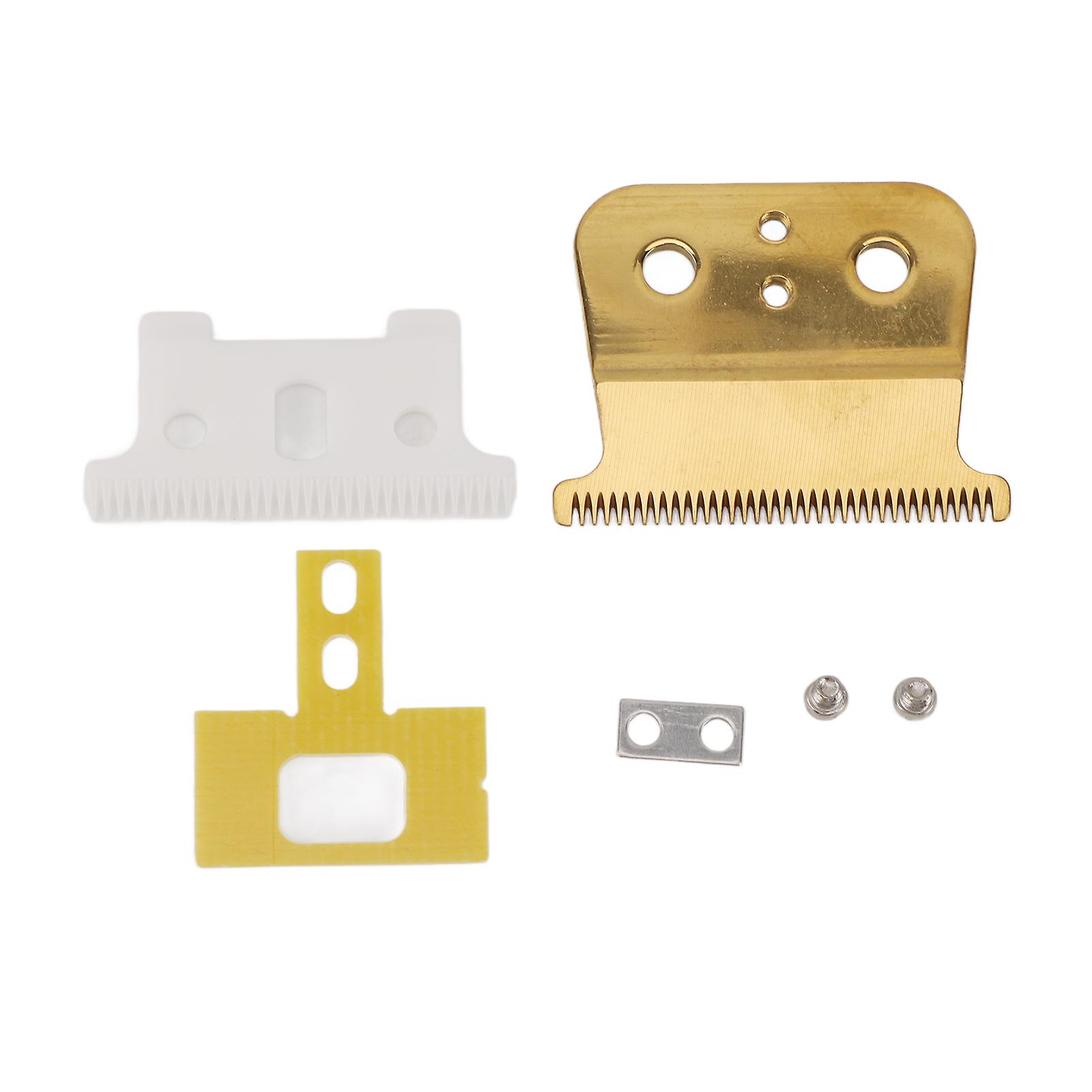 2 Hole Stagger Clipper Tooth Set Professional Metal Ceramic Precision 2 Hole Clipper Tooth Replacement Set