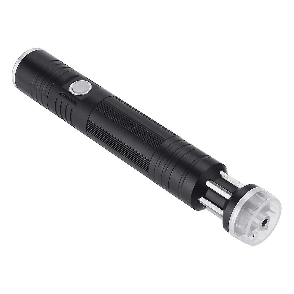 T6 Mini Torch Usb Charging Flashlight With Screwdriver Multi-function Telescopic Zoom Flashlight For Camping Hiking And Emergency Use