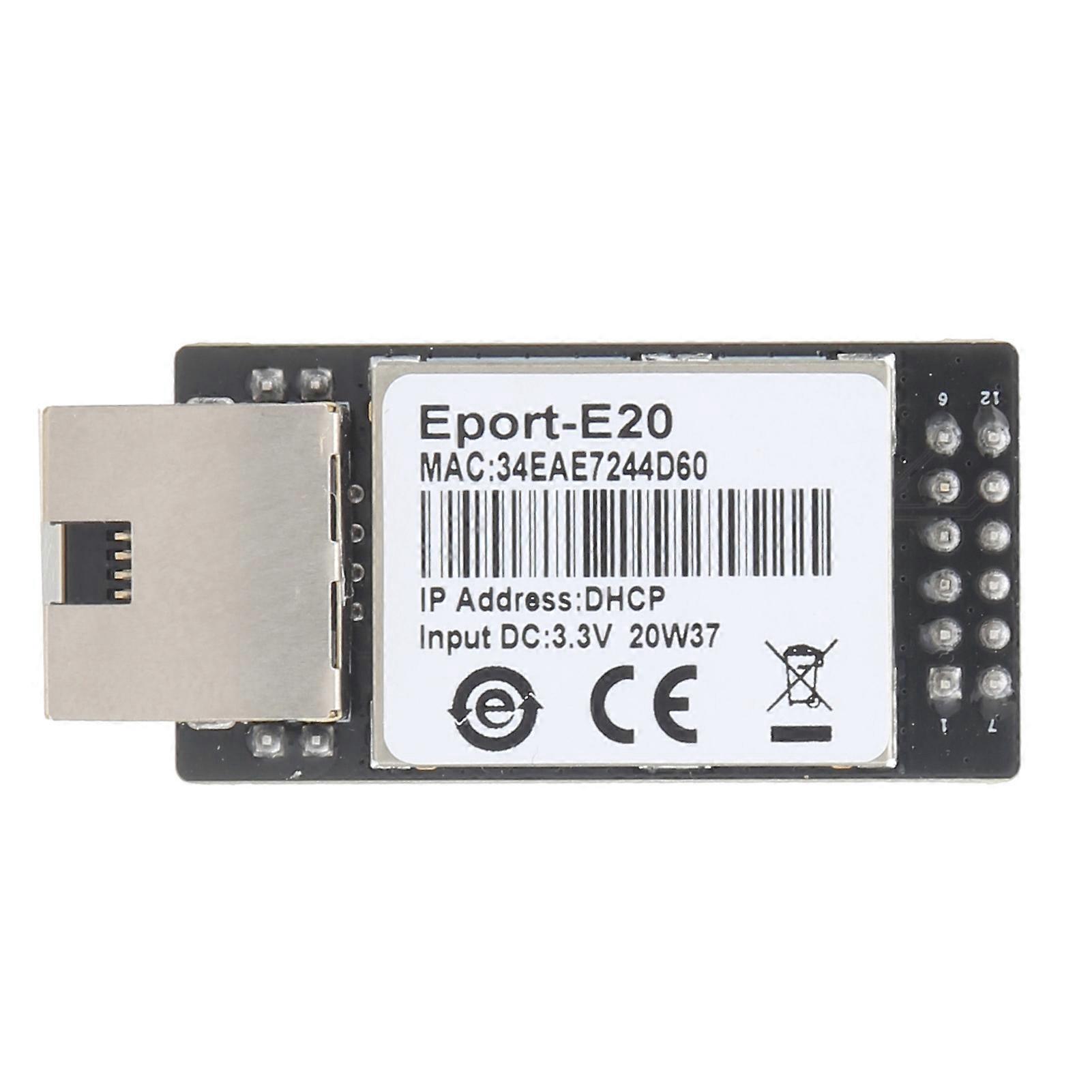 Serial to Ethernet Module Plastic RJ45 to TTL Networking Device HF-E20 for FreeRTOS