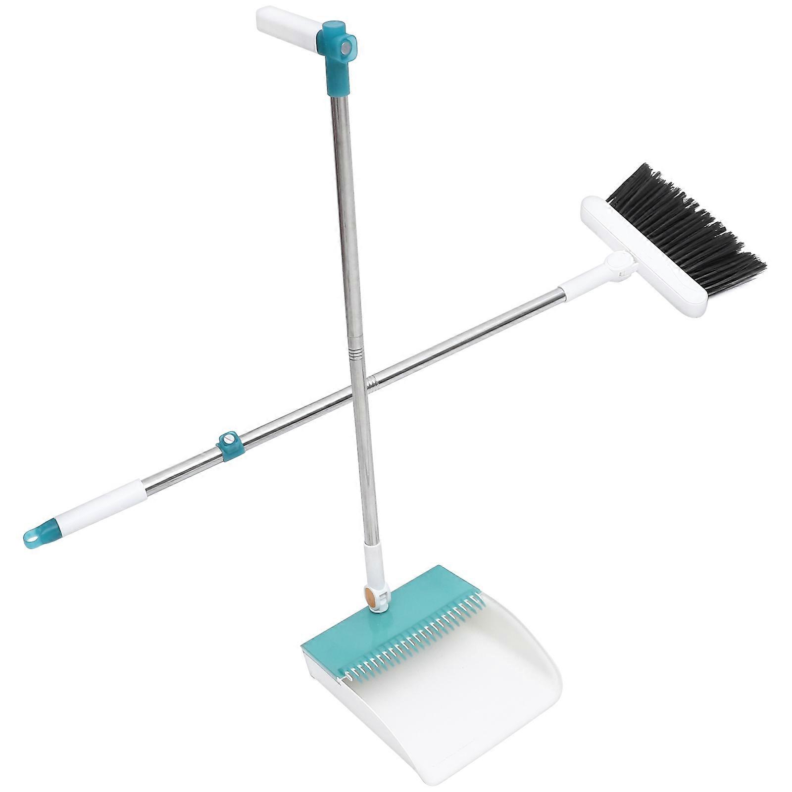 1 set of Broom and Dustpan Set Multi-functional Household Cleaning Shovel Broom Set Random Color