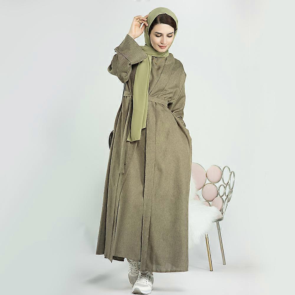 white christmas dresses Basic Long Sleeve Maxi Dress main image 1