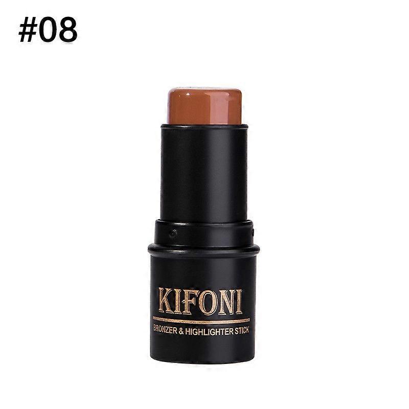 Contouring stick: Matte bronze stick, professional shaping, easy to apply and long-lasting.