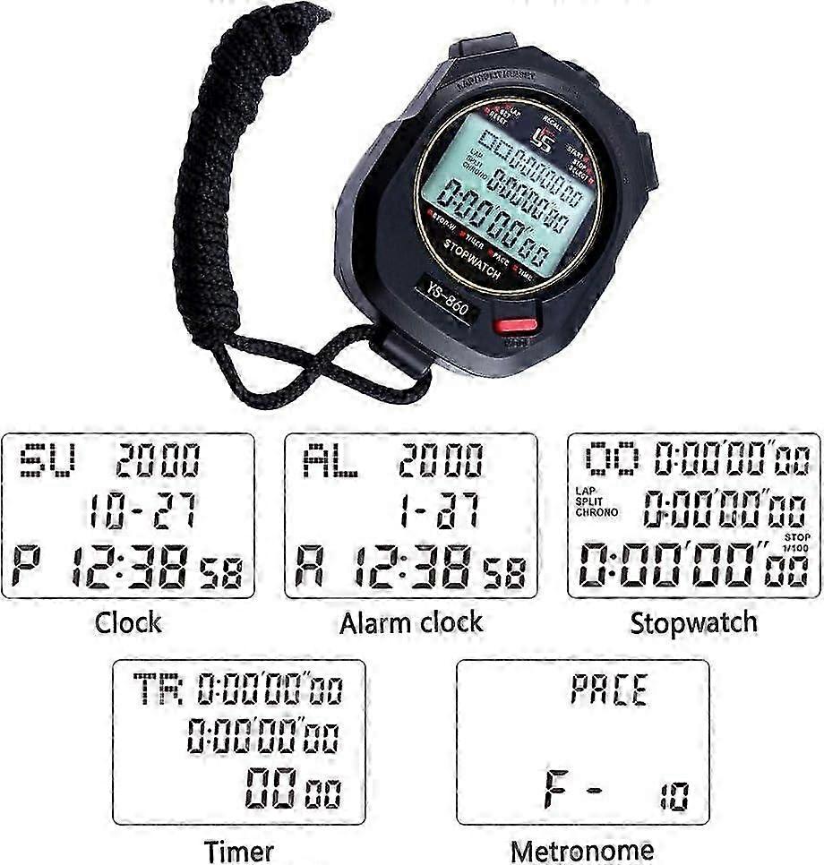 Kitchen accessory Stopwatch with light function and mute function-A