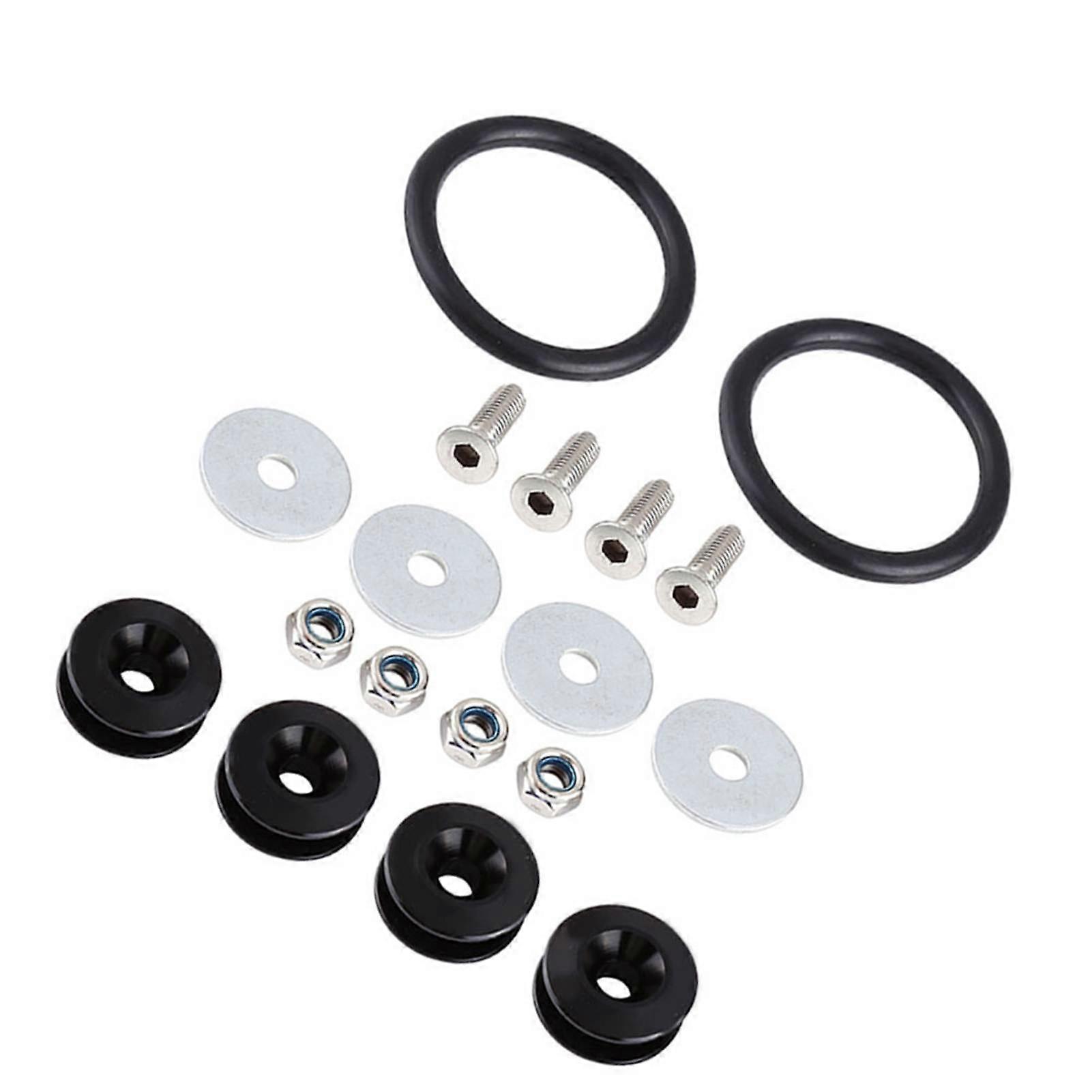 Kit de fixation rapide pour pare-chocs de voiture en alliage d'aluminium, rondelle/boulon, compartiment moteur