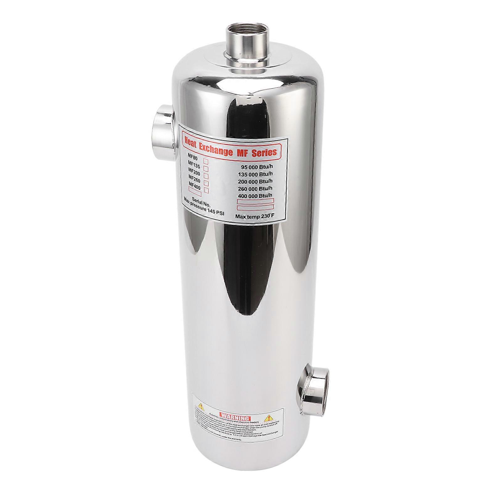 60KW Swimming Pool Heat Exchanger SPA Thermostat Heater Pool Circulating Heating Equipment