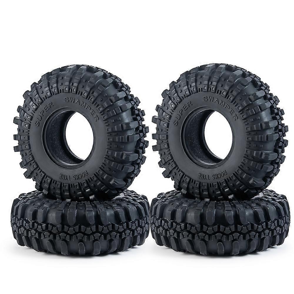 4PCS 137MM Rubber Tires Wheel Tyres for 1/10 RC Crawler Car