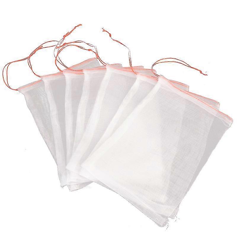 Garden Plants Fruit Net Protector Mesh Bag Prevent Against Insect Pest Birdwhite1set