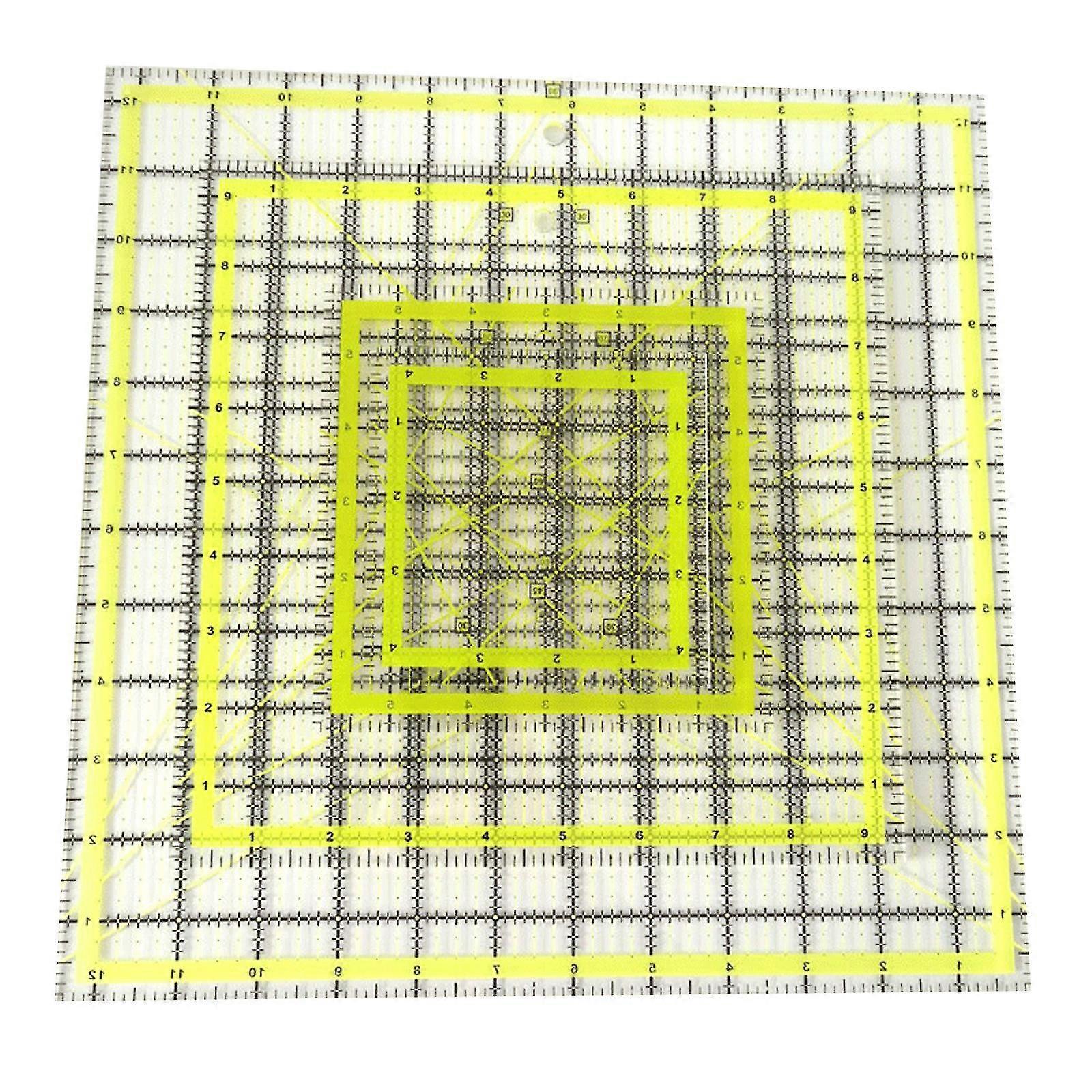 diy sewing quilting tool square patchwork ruler sewing ruler cutting ruler