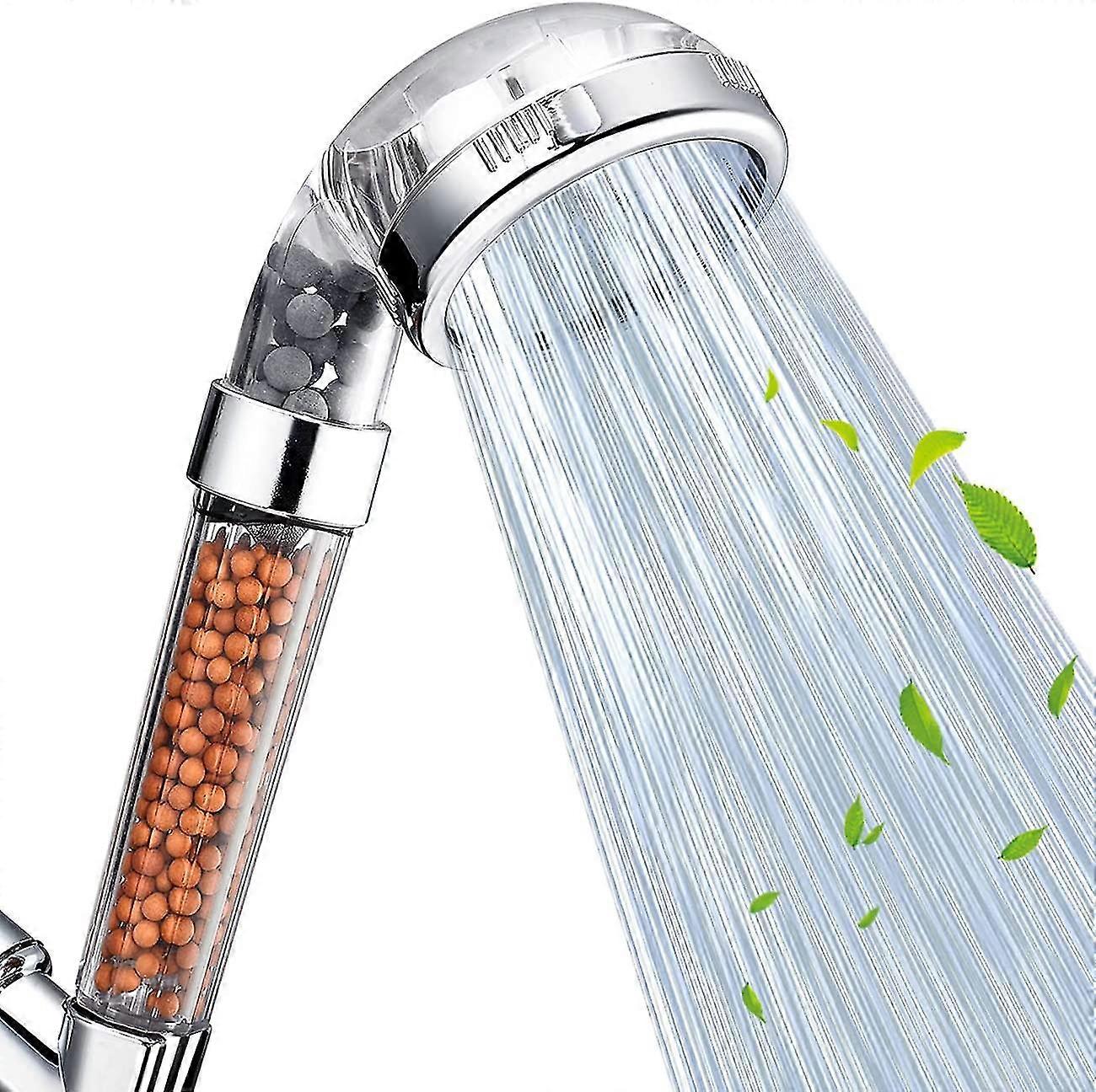 Shower Head, Filter Filtration High Pressure Water Saving 3 Mode Function Spray Handheld Showerheads For Dry Skin Hair