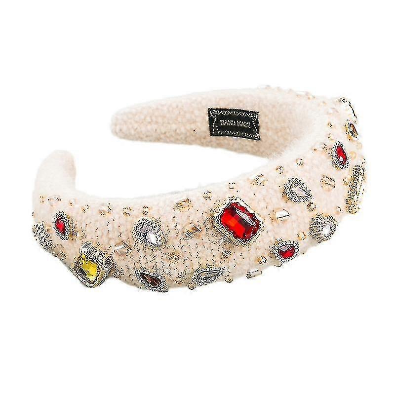 Headband Baroque Sponge Knit Flannel Headband