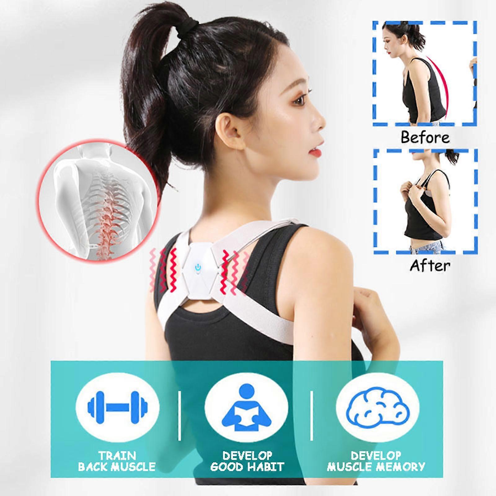 Smart Sensor Correction Device Hunchback Back Posture To Correct Children And Students Sitting Posture Vibration Reminder