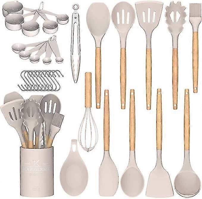 Bucătărie de gătit ustensile Set 33 Buc Non-stick silicon de gatire ustensile de bucatarie Spatula Set