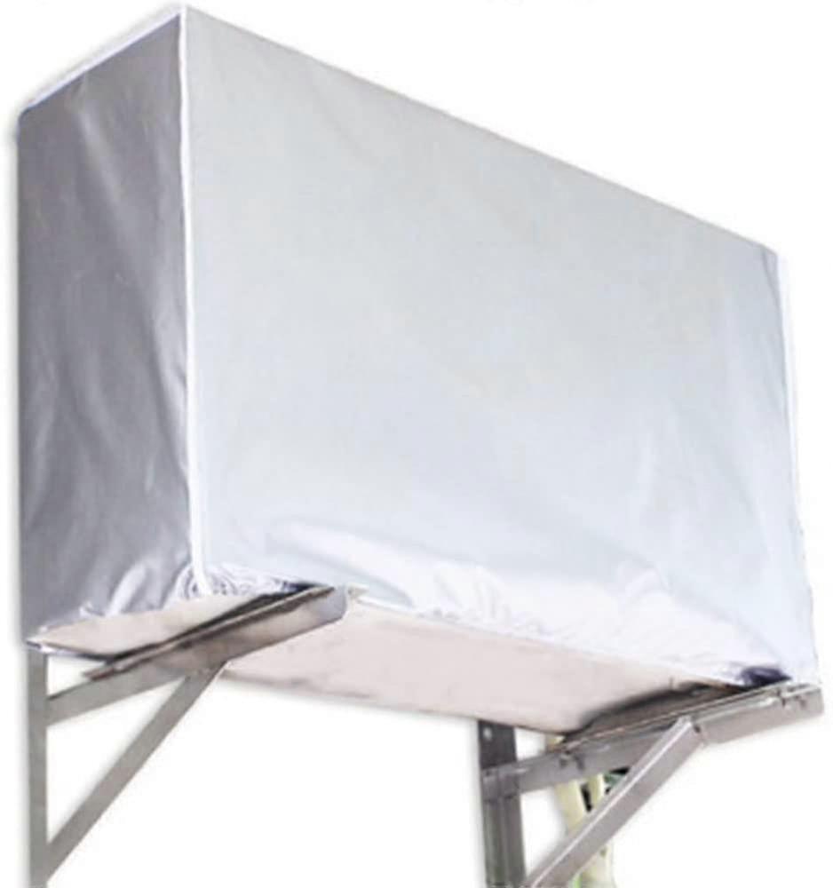 غطاء مكيف الهواء في الهواء الطلق ، غطاء واقي لمكيف الهواء ، غطاء مكيف الهواء مقاوم للماء ، مقاوم للغبار ، مقاوم للثلج ، واقي من الشمس (95 * 40 * 73 سم)