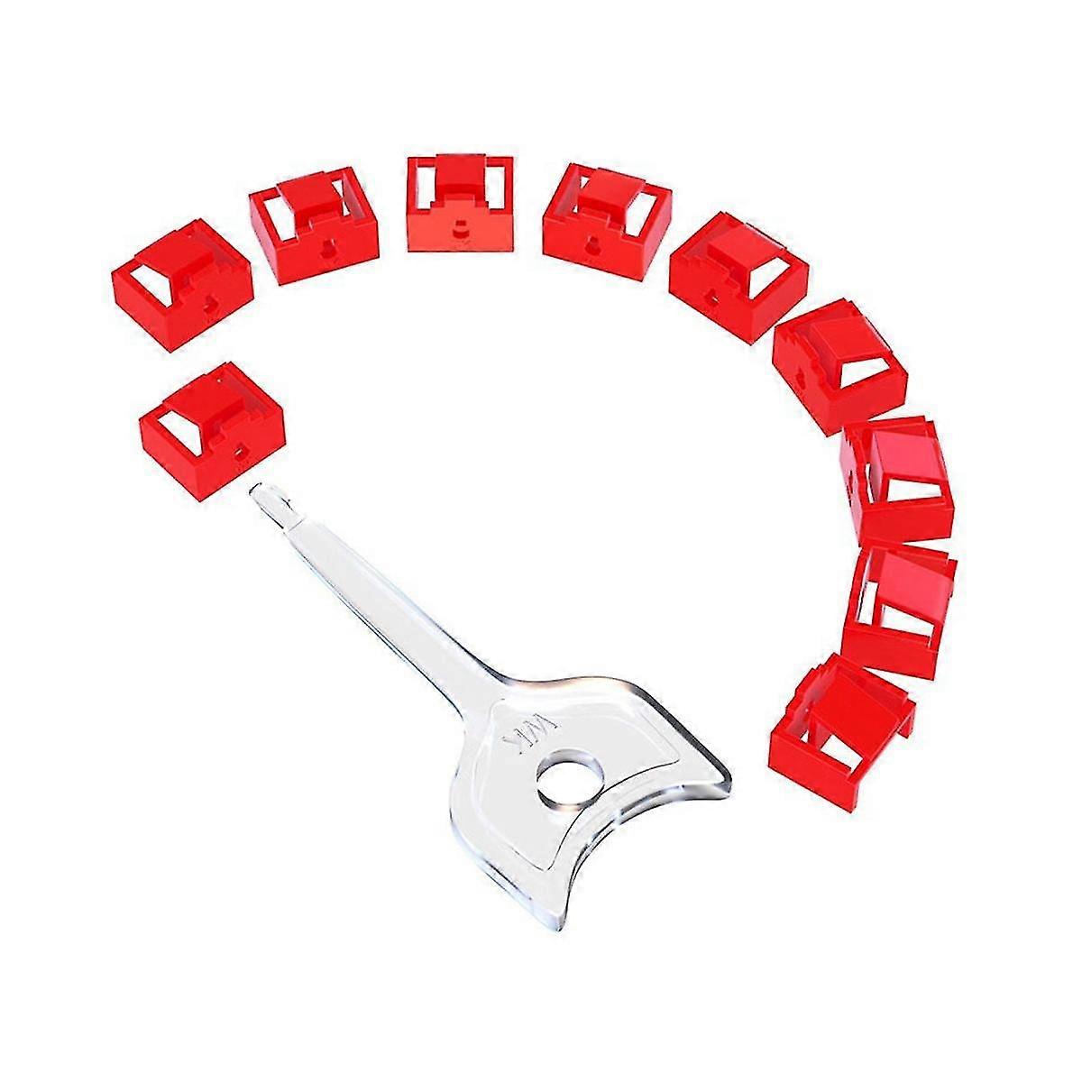 10pcs Ethernet Hub Port Rj45 Anti Dust Cover Cap Protector Plug For Rj45 Female Port Interface Prot