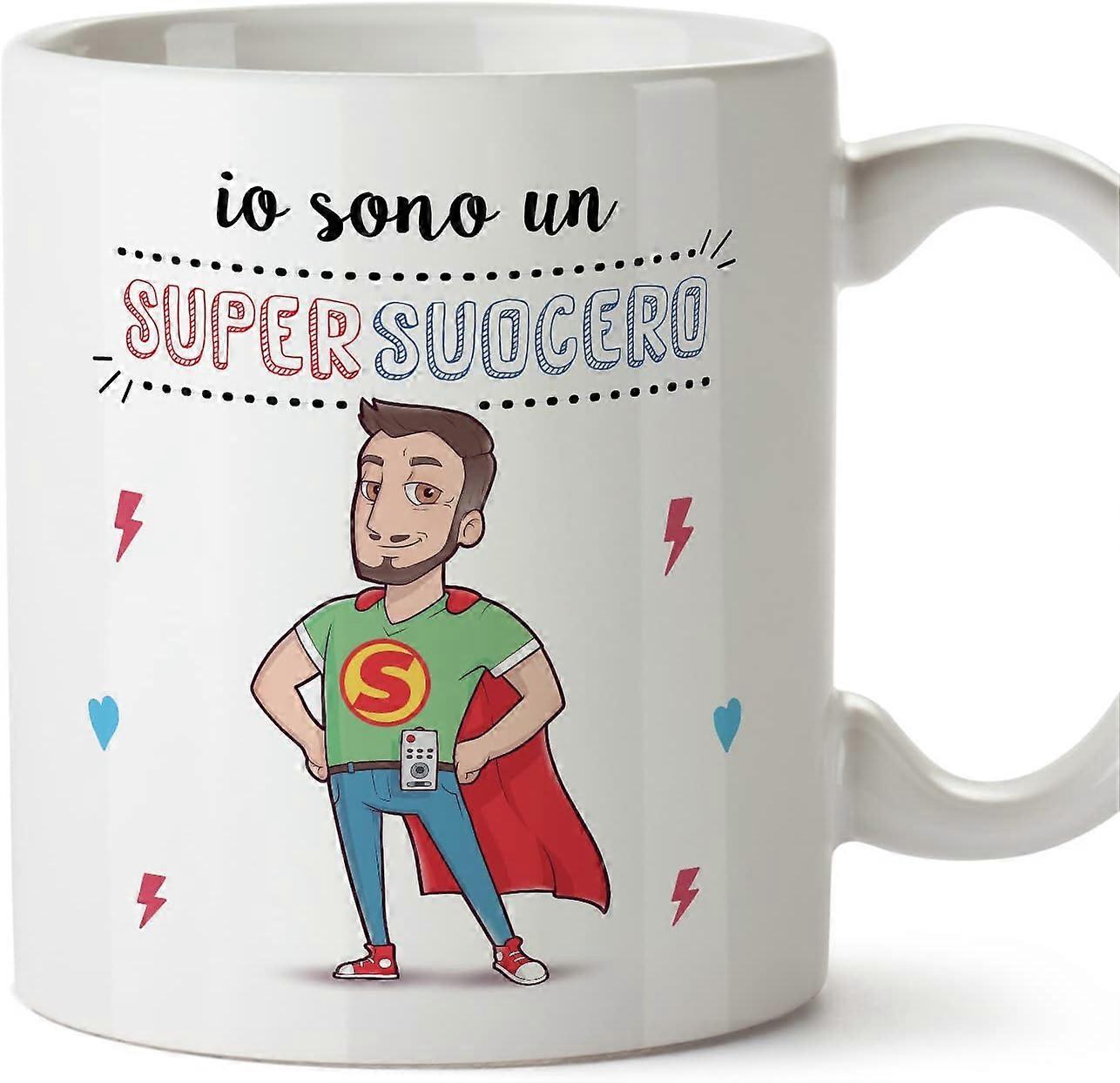 イタリアのスーパーファミリアファニーギフトセラミック11オンスの義父マグカップ