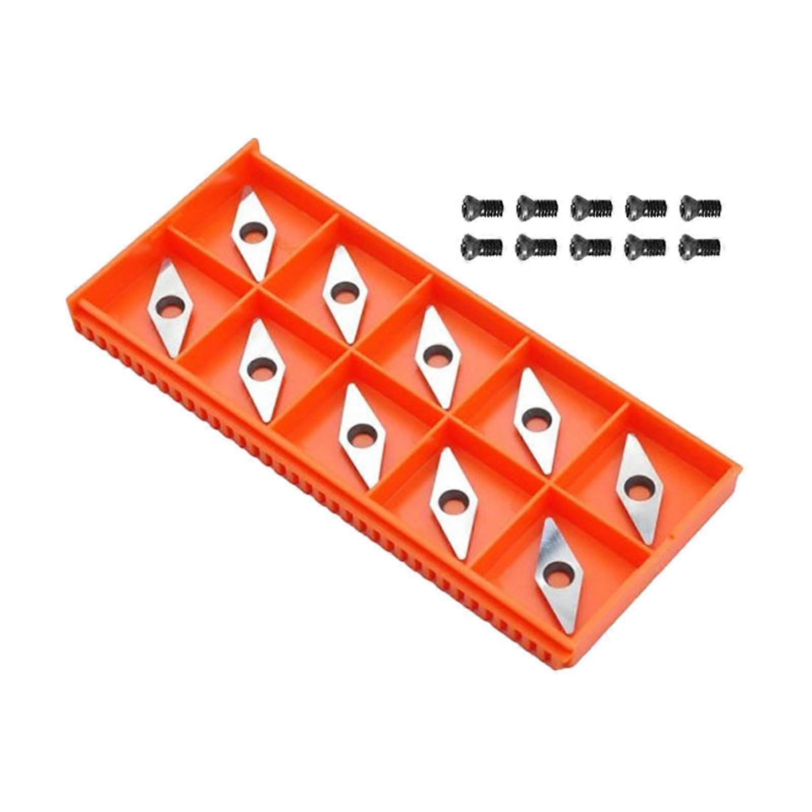10x Insert Replacement Cutter Replace with 10 Screws for Woodworking Machine