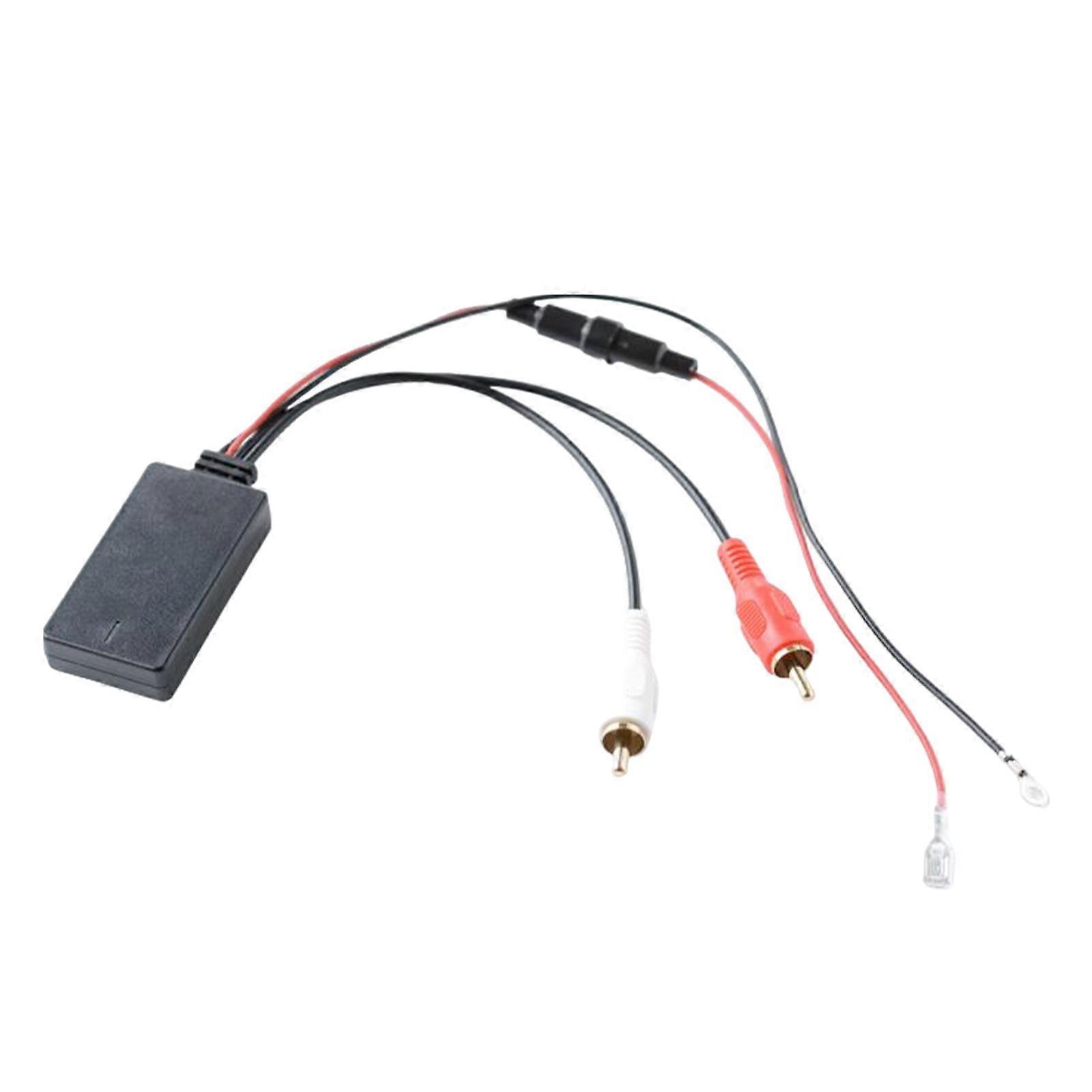 BT AUX Receiver Module Connection DVD Auto Home Theaters 2 RCA Cable Adapter