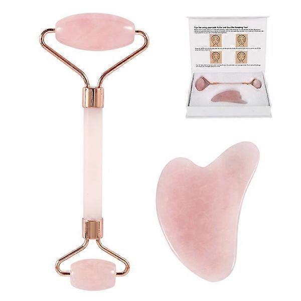 Anti-Aging Jade Roller Gua Sha Massage Kit for Face Beauty
