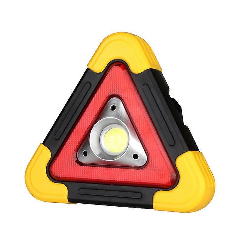Solar charging triangle warning light portable work light tool light LED hook light 18.5*16.8*4cm,2024 Ping
