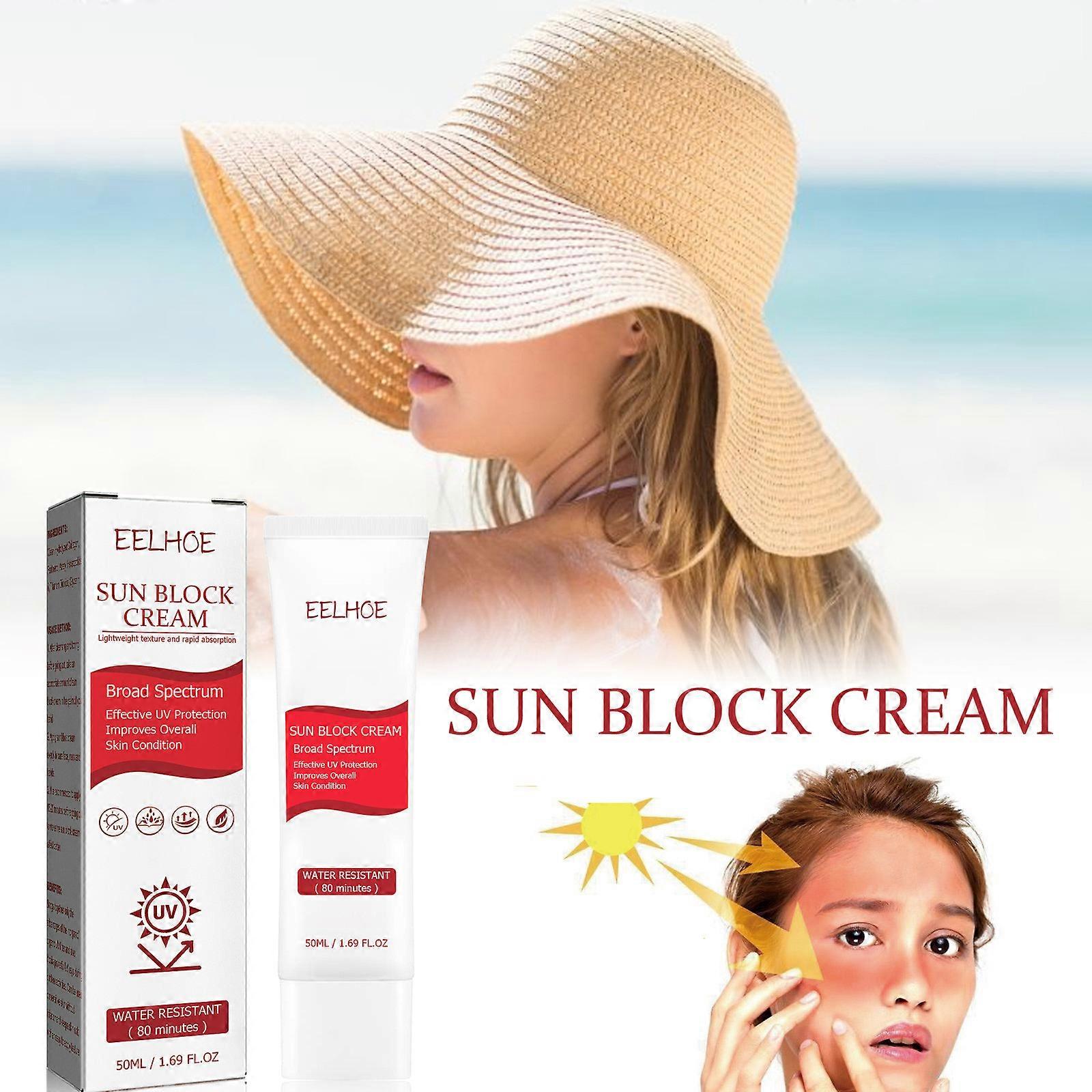 Moisturizing Sunscreen, Light, Breathable, Refreshing, Non-greasy, Easy To Apply Sunscreen 50g