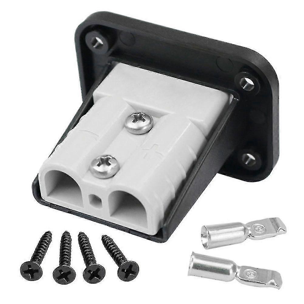 Flush Mount 50 Amp Anderson Plug Mounting Bracket Panel Cover For Caravan Camper Boat Truckssxjv