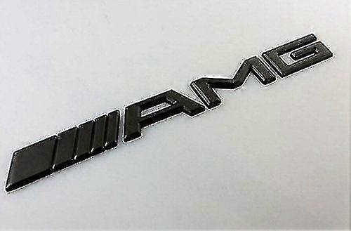 Ματ μαύρο Amg πορτμπαγκάζ έμβλημα έμβλημα κολλήσει για όλες τις Mercedes Amgs