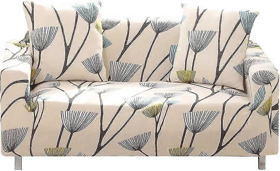 Stretch Sofa Cover Universal Elastic Sofa Cover Fitted Sofa Protector (antique White,4 Seater)