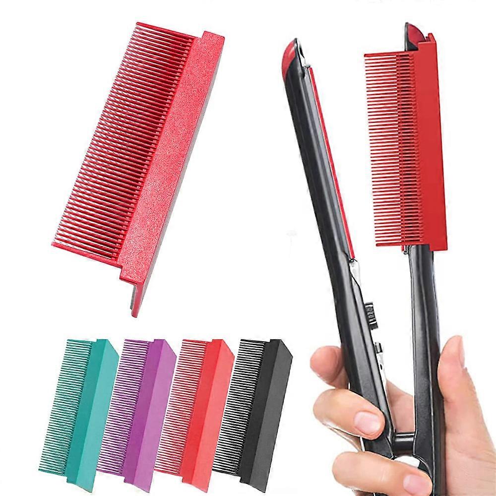 Flat Iron Comb Attachment, Straightening Comb for Hair Straightener Comb That Attaches to Flat Iron, Hair Styling Tool