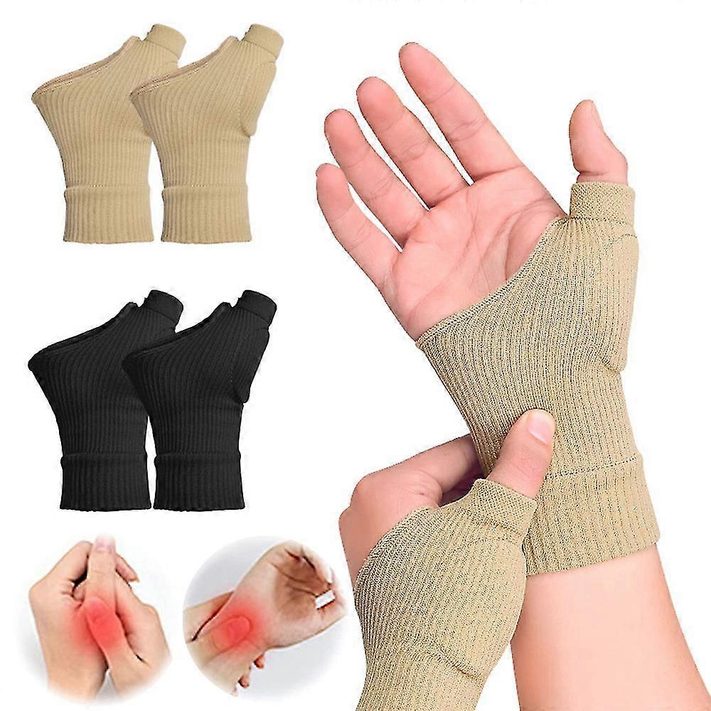 Compression Therapy Gym Gloves Gel Filled Thumb Hand Wrist Support For Arthritis Tenosynovitis