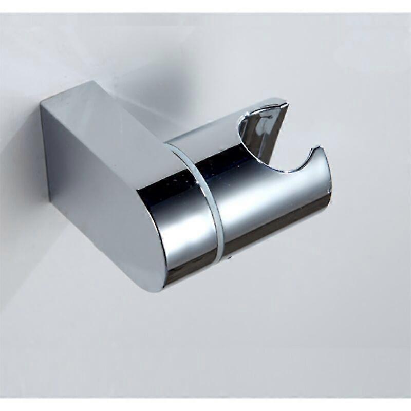 Universal Adjustable Fixed Shower Head Holder, 360 Degree Wall Bracket, Chr