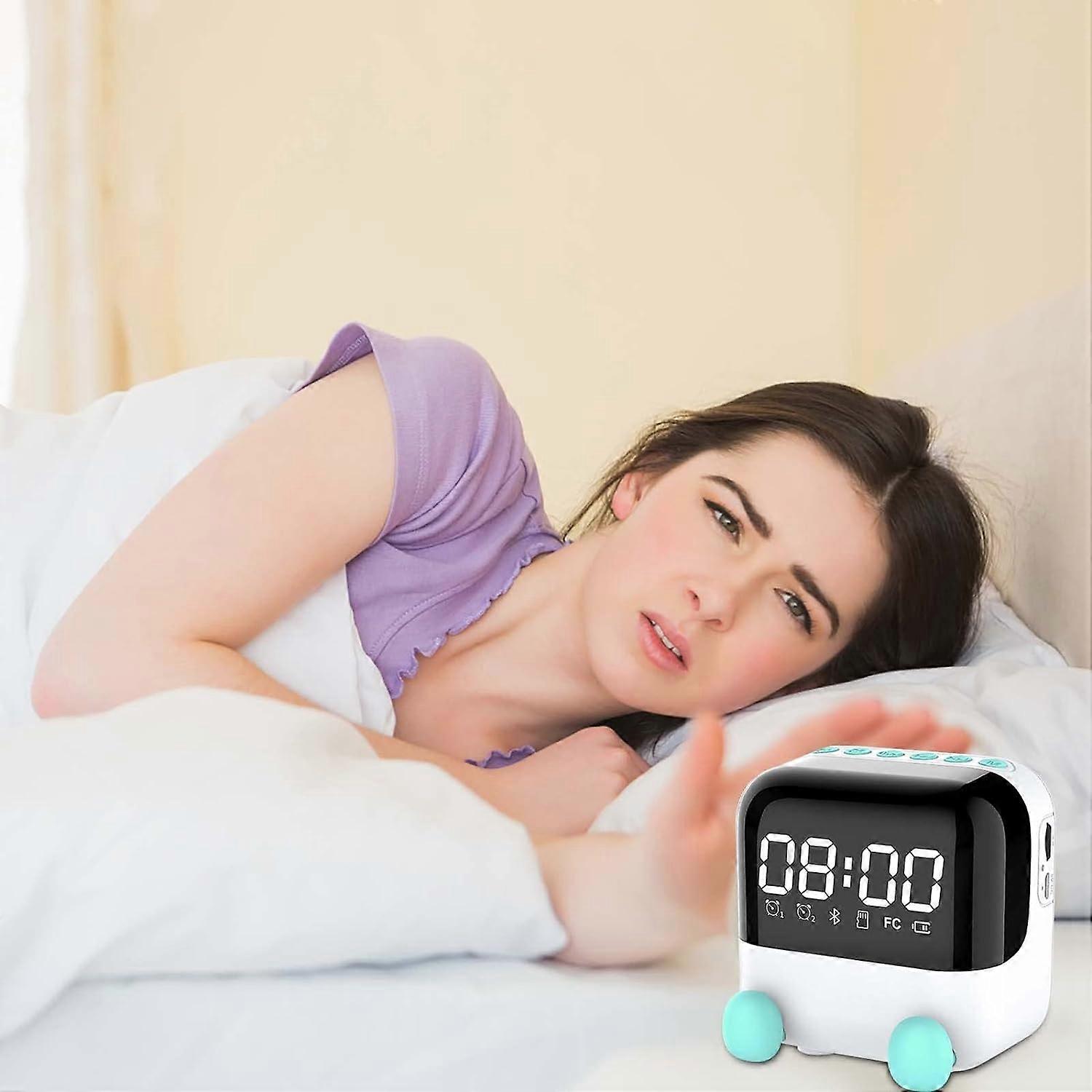 Digital Alarm Clock Bedroom Alarm Clock Wireless Play Speaker