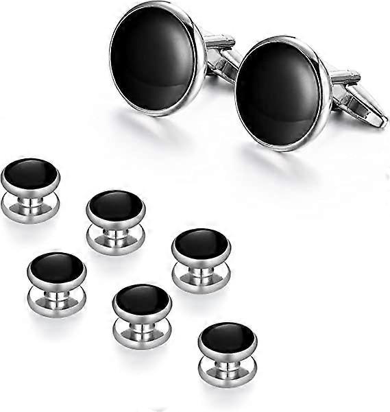 Cufflinks & Studs Set 1Pair Cufflinks & 3Pair Tuxedo Studs