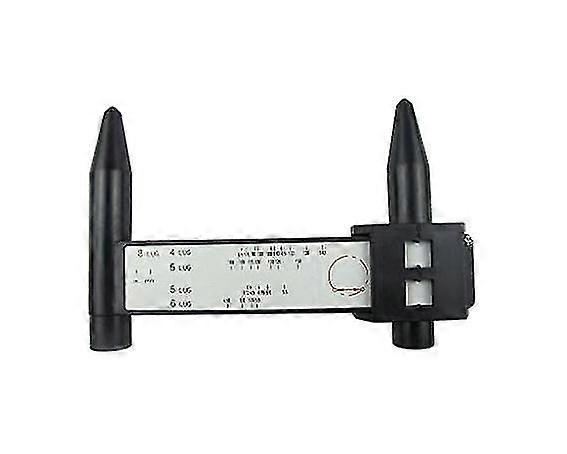 Bolt Pattern Sliding Measuring Tool Wheel Rim 527 Gauge 4 5 6 8 Lug PCD Ruler - q37/YY