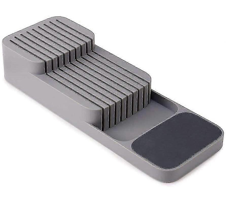 Two-tier Horizontal Knife Block ,keeps Kitchen Drawer Organizer Tray For Knife Kitchen Storage