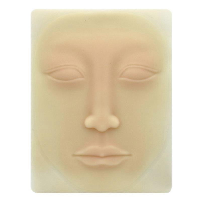 Beginner 3D Silicone Permanent Makeup Tattoo Training Practice Skin Blank for Microblading Face