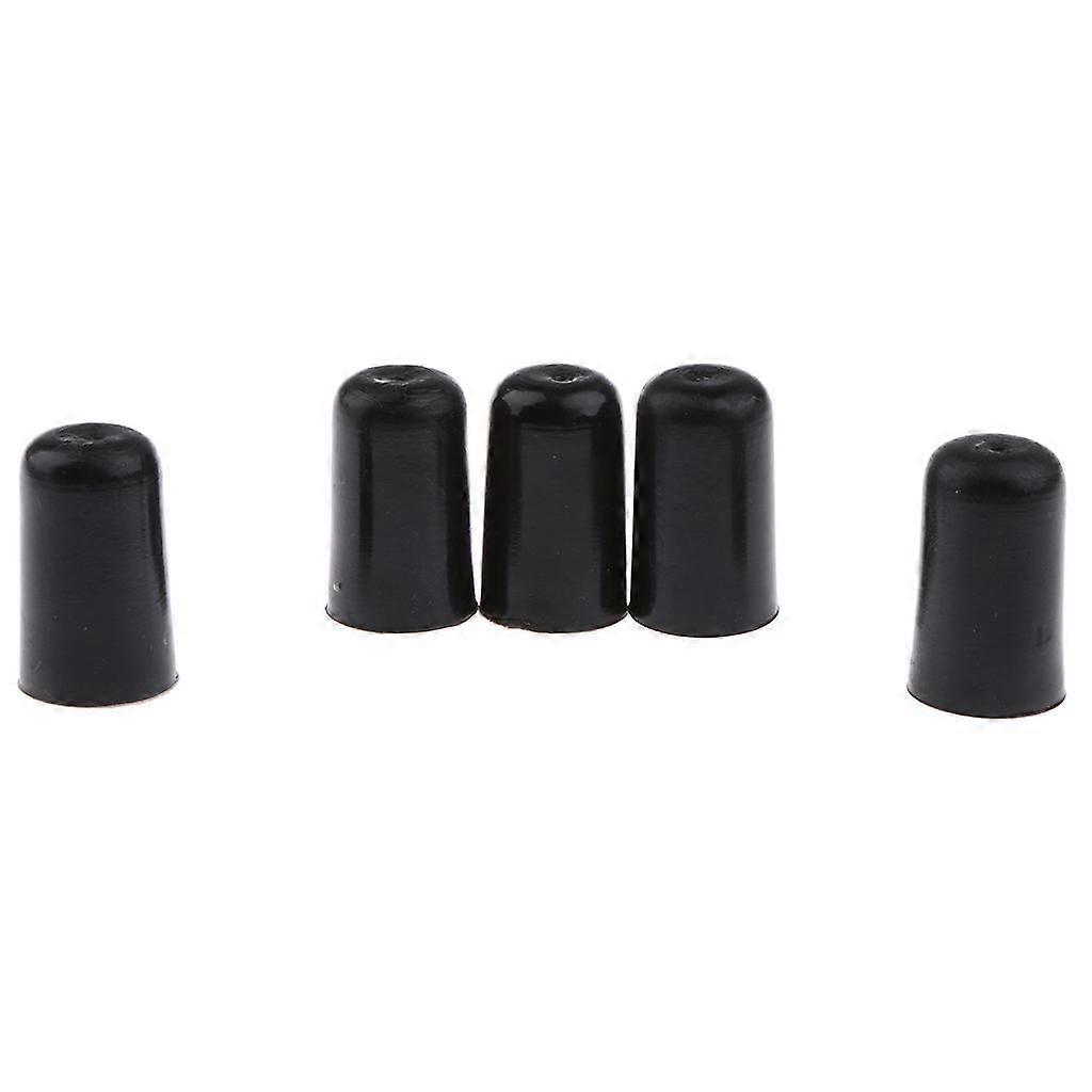 5 Pieces Black Rubber Cello Endpin Tips Protector Non-Slip Mats Cello Replacement Accessory