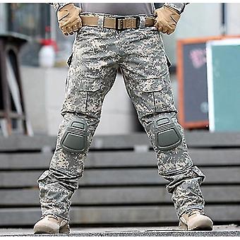 ニーパッド付き軍軍服ズボンフロッグペイントボール戦闘パンツ | Fruugo JP