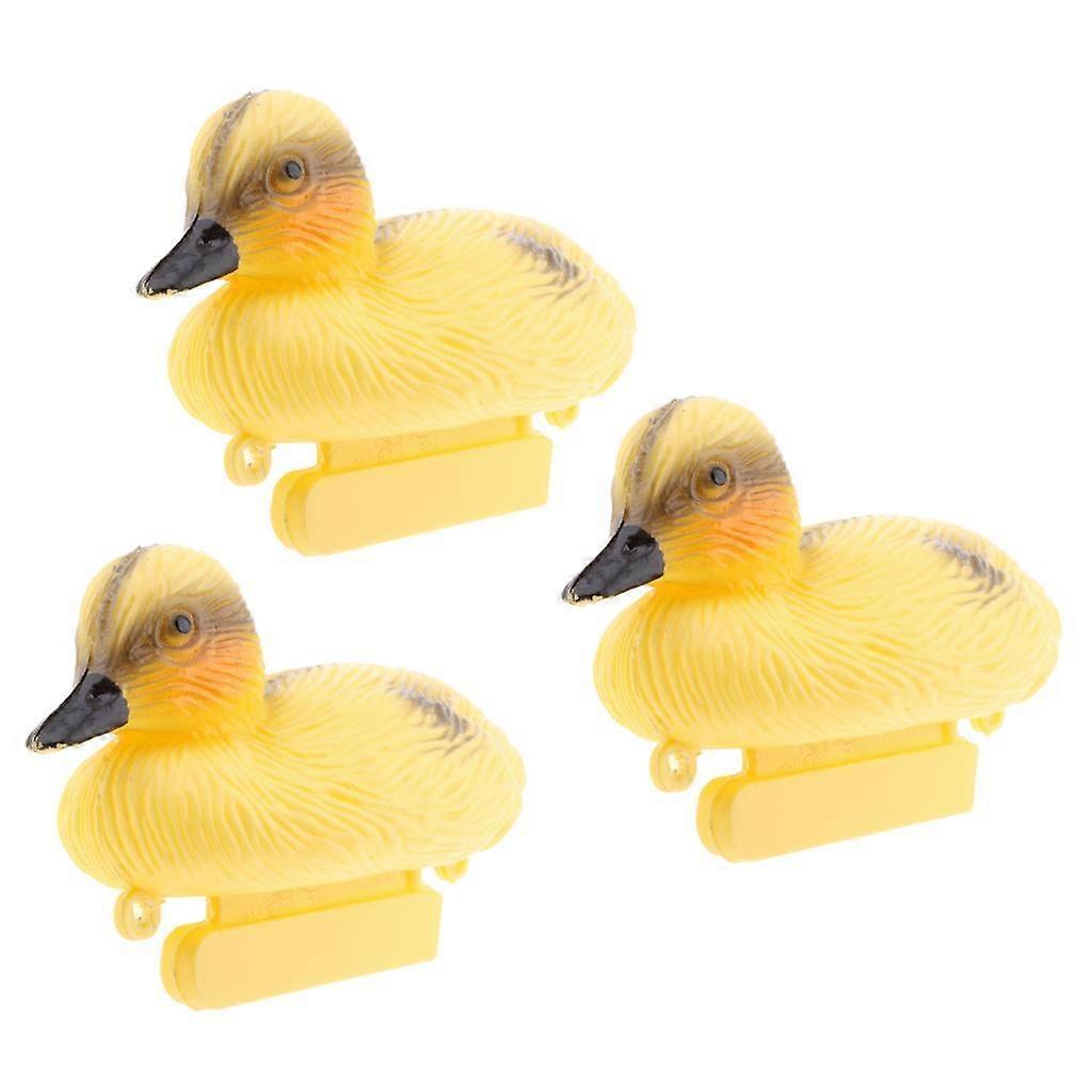 3xKleine Ente Enten Schwimmender Köder Jagd Köder für Garten Hof Rasen