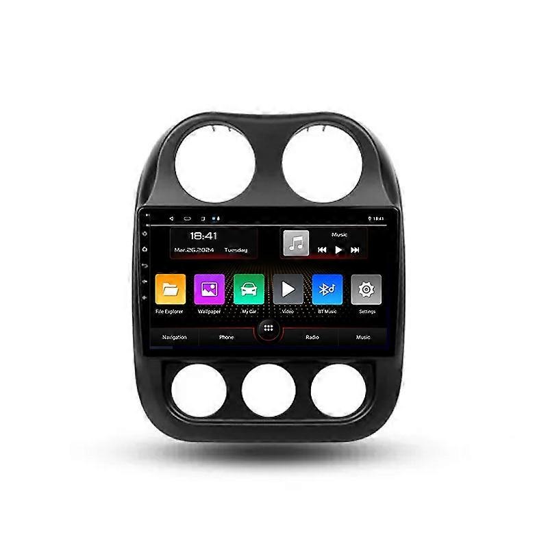 Car Radio For Jeep Compass 1 MK 2009 - 2015 Multimedia Player WIFI Navigation GPS