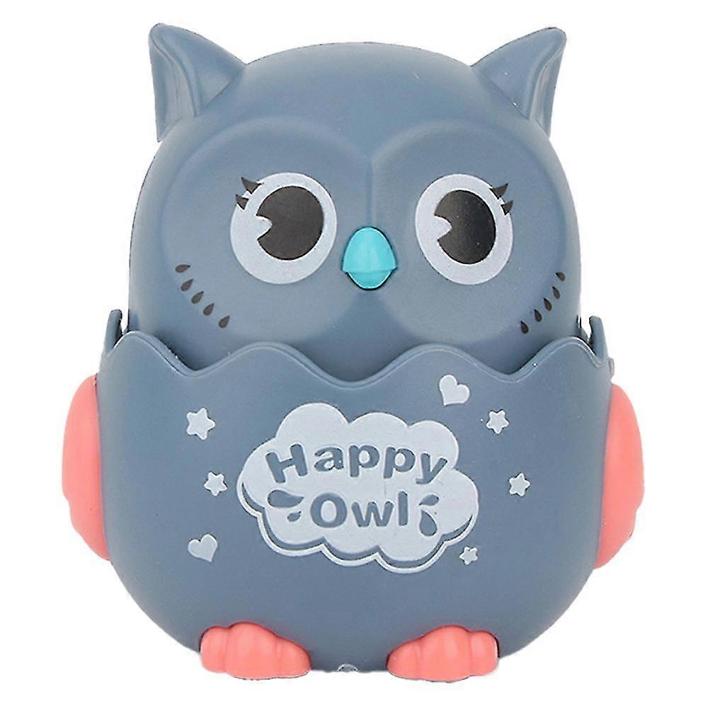 Owl Toy Push and Go Friction Powered Sliding Mobile Owl Shaped Toys, Pull Back Toy