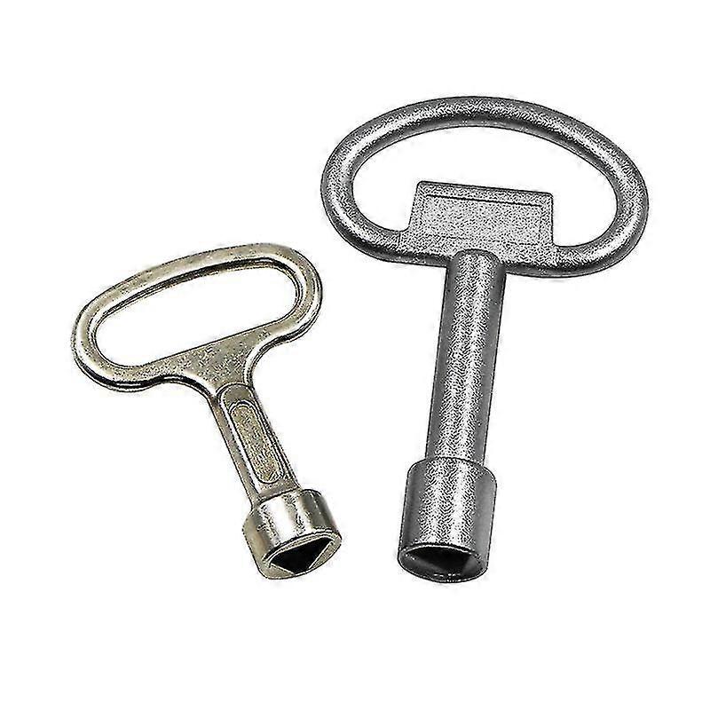 6pcs Metal Triangular Key, Triangular Key, Meter Box Key, Gas Meter Key, For Gas Water Electric Meter Cabinetwater Valve Key Chassis Cabinet Doo