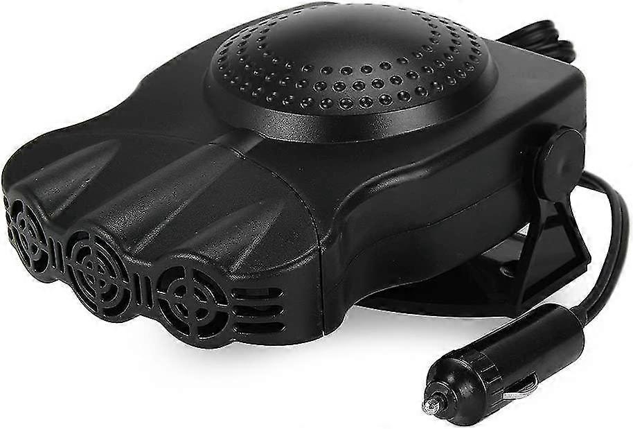 Car Fan Heater, 150w, 30 Seconds, 3 Stage Heater, Portable Parking Heater, Fast Window Defrosting And Heating, 12vdc (black)
